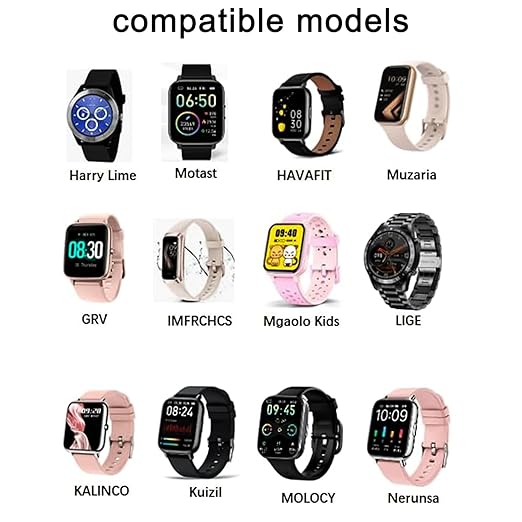 Vancle 2 Pack for Gloryfit Smart Watch Charger, Magnetic USB Charging Cable for GloryFit T80 T70 T60 T50 P99 P98 Smart Watches (Pin spacing 4mm)