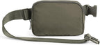 ODODOS Unisex Mini Belt Bag with Adjustable Strap Small Fanny Pack for Workout Running Traveling Hiking, Dark Umber