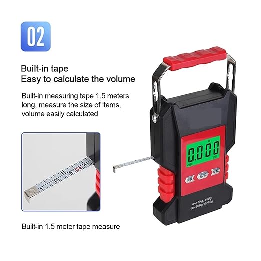 Luggage Weight Scale, Digital Crane Scale with Hanging Hook, 50kg LCD, USB Rechargeable, Luggage, Waterproof Electronic,for Travel