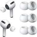 YUWAKAYI [3 Pairs] Replacement Ear Tips for AirPods Pro & Pro 2 with Noise Reduction Hole, Silicone Ear Tips for AirPods Pro with Portable Storage Box and Fit in The Charging Case (X-Small, White)
