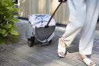 reisenthel carrycruiser Twist Sky Rose - Portable Shopping Trolley with Sturdy Aluminum Frame, Shoulder Strap and Removable mesh Inner Bag -Water-Repellent