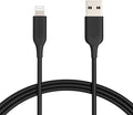 Amazon Basics 2-Pack Apple MFi Certified USB-A to Lightning Charger Cable for iPhone 14 13 12 11 X Xs Pro, Pro Max, Plus, iPad, 6 Foot, Black