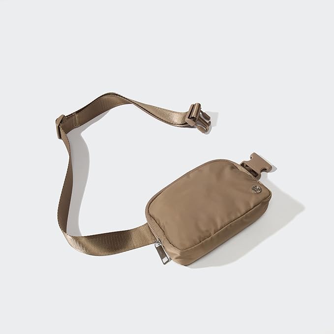 Pander Everywhere Belt Bag for Women, Fashion Waist Packs, Crossbody Bags with Adjustable Strap (Gray Brown)