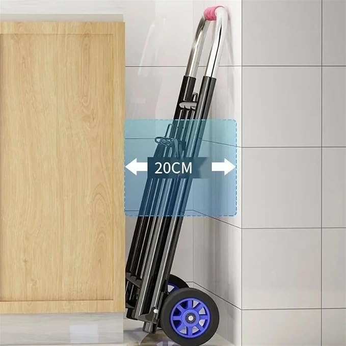 Large Folding Hand Truck Portable Retractable Trolley for Shopping Camping and Transport Magic Trailer Luggage Cart for Easy Household Handling