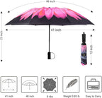 LANBRELLA Umbrella Windproof Compact Travel Umbrella Auto Open Close for Rain
