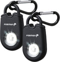 Fosmon Personal Alarm for Women (2-Pack), Self Defense Protection Keychain Safety Sound Siren 125DB with Strobe Light LED Flashlight Carabiner, SOS Emergency Security Alert Device for Kids Elderly Men