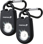 Fosmon Personal Alarm for Women (2-Pack), Self Defense Protection Keychain Safety Sound Siren 125DB with Strobe Light LED Flashlight Carabiner, SOS Emergency Security Alert Device for Kids Elderly Men