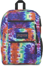 JanSport Laptop Backpack - Computer Bag with 2 Compartments, Ergonomic Shoulder Straps, 15” Laptop Sleeve, Haul Handle - Red/Multi Hippie Days