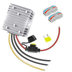 LeMotech 20A 240W 12V Golf Cart 36v/48v to 12v Converter Converter Voltage Reducer IP68 Waterproof Transformer for Golf Cart Truck Boat Vehicle