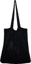 WantGor Crochet Bags, Beach Mesh Tote Bag Womens Shoulder Shopping Handbag Casual Travel Totes Bag Foldable Hobo Bags