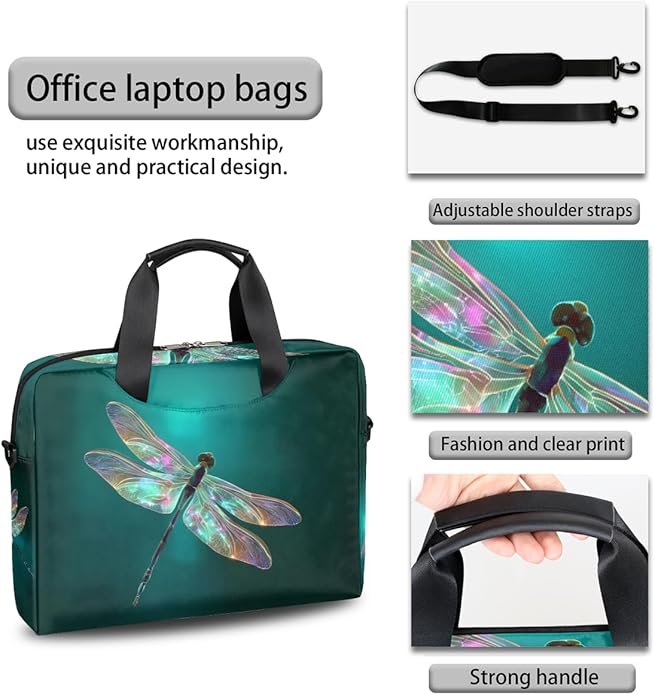 Cute Laptop Shoulder Bag for Women Men, Computer Laptop Bag Laptop Sleeve Case Laptop Satchel Briefcase Carrying Bag QA-1