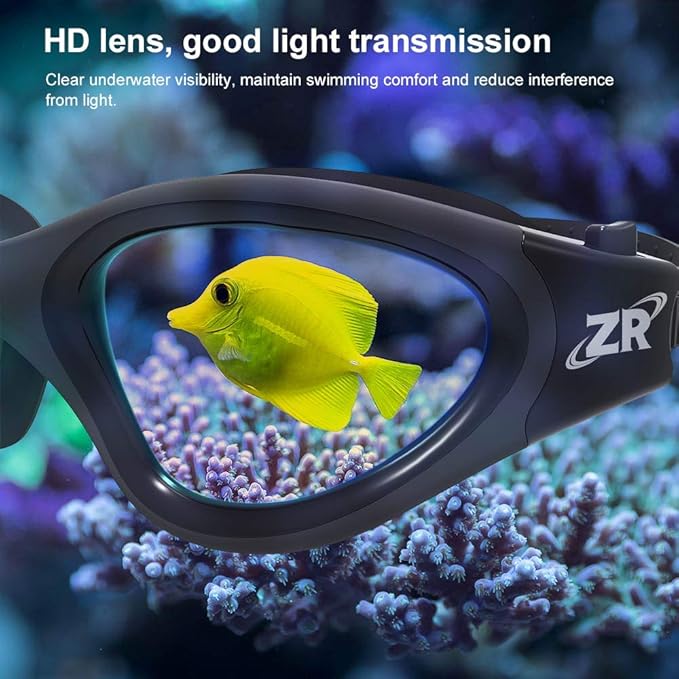 ZIONOR Swim Goggles, Upgraded G1 Polarized Swimming Goggles Anti-Fog for Adult Men Women