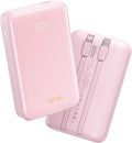 Portable Charger 20000mAh, 22.5W Power Bank Fast Charging, High Capacity Cell Phone Portable Power Banks with for iPhone, Samsung, Android etc, Travel Essential (Pink)