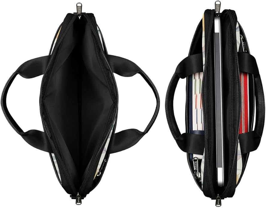 Laptop Shoulder Bag for Women Men, Waterproof Computer Case Messenger Bag Briefcase for Business Office Travel