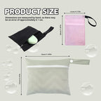 2 Pcs Travel Soap Bag, Travel Soap Case Leakproof & Waterproof, Quick Dry Bar Soap Pouch Travel Soap Container with 2 Pcs Foaming Nets, Portable Soap Bags for Shower Travel Camping - Black & Grey