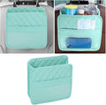 Mandark Car Seat Back Organizer, PU Leather Vehicle Backseat Hanging Storage Pocket, Multipurpose Auto Travel Essentials Accessories for Kids & Adults, Universal for Most Cars (Green)
