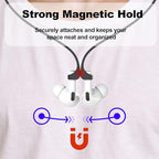 Ultra Strong Magnetic Compatible Airpod Pro Strap Anti-Lost Cord Sports Lanyard Compatible with Airpods 4 3 2 1 Pro 3 2 1, Night Glow