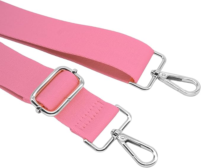 S&loyoe Thickened Solid Color Purse Straps Replacement Crossbody Bag Strap Adjustable Wide Guitar Straps for Handbags 1.5inch