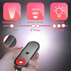 Rechargeable Personal Safety Alarm for Women - 130dB Self Defense Keychain Siren Whistle with SOS Strobe Light, Low Battery Notice - Emergency Security Safe Protection Devices, College Essentials
