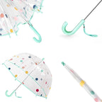 Kids Clear Umbrella for Rain Dome Bubble Umbrellas Windproof for Kids Boys and Girls