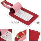 Luggage Tags,Personalized Business Card Holder Travel ID Sets with Privacy Cover for Travel Bag Tags- 4 Pack