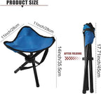 Travel Folding Camping Stool, Use Height 14" and Max Weight 210 lbs Outdoor Portable Party Chair Fishing Chair Seat for Camping Fishing Hiking Gardening and Beach Painting