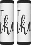 2 Pack Get Naked Bathroom Fun - Black get Naked Luggage Handle Wraps Suitcase Tags Identifiers for Travel Accessories