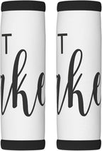 2 Pack Get Naked Bathroom Fun - Black get Naked Luggage Handle Wraps Suitcase Tags Identifiers for Travel Accessories