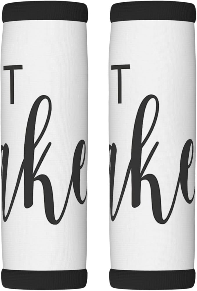 2 Pack Get Naked Bathroom Fun - Black get Naked Luggage Handle Wraps Suitcase Tags Identifiers for Travel Accessories