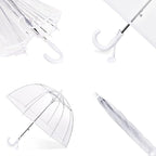 Kids Clear Umbrella for Rain Dome Bubble Umbrellas Windproof for Kids Boys and Girls