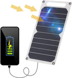 Portable 10W Solar Charger Flexible Solar Panel Power Charging Panel USB Interface for Mobile Phone Battery Recharge Power Systems