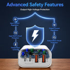 USB C Wall Fast Charger Block, 40W 4-Port Type C Charger Fast Charging Blocks PD Power Charger Adapter+QC 3.0 USB Multiport Charger Brick for iPhone 17/16/15/14/13/12 Pro Max, iPad, Galaxy S25-2Pack