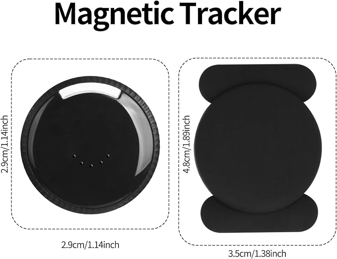 Mini Portable GPS Tracker for Vehicles, Global Tracking, Undetectable GPS Car Tracker, No Monthly Fee/No SIM Card, Tracker Device for Kids, Dogs, Cars, Elderly, Compatible with iOS & Android