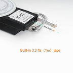 Luggage Scale, TFY Travel Luggage Manual Scale with Tape Measure Plus a Luggage Strap, Measure Up to 75 lbs and 39 Inchs