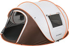 EchoSmile Pop Up Camping Tent, 2/4/6 Person Easy Setup Tent, Water Resistant Dome, Portable with Carry Bag