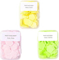 300pcs Portable Hand Washing Soap Sheets, Scented Mini Soap Sheets, Disposable Soluble Soap for Outdoor Travel, Camping, Hiking (Mix)