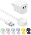 Fast Charger for Apple Watch Charger, Magnetic iWatch Charger to USB A Cable 3.3FT with USB A Wall Plug Adapter for Apple iWatch Series Ultra/10/9/8/7/6/SE/5/4/3/2 (White)