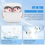 5 Pairs for AirPods 4 Ear Tips Cover, Silicone AirPod 4 Earbuds Cover Anti Slip Soft Air Pod 4 Accessories Compatible with Airpods 4th Generation 2024 [Fit in Charging Case] - 5 Color