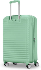 American Tourister Stratum 3.0 Medium 24-Inch Spinner, Airline Approved, Durable Hardside Luggage, Expands 1.5", RightHeight™ Adjustable Handle, Surrel Green