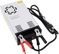 High-Power SMPS 110V/220V AC to 12V DC Converter - 50A 600W Power Supply - Adjustable Switch Transformer for LED Strip, LCD Monitor CCTV, Radio/Car Stereos, 3D Printer - Includes 2 Clamp Wires