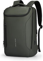MARK RYDEN Business Backpack for Men, Waterproof High Tech Backpack with Sport Car Shape Design and USB Charging Port, Travel Laptop Backpack Fits 17.3 Inch Notebook
