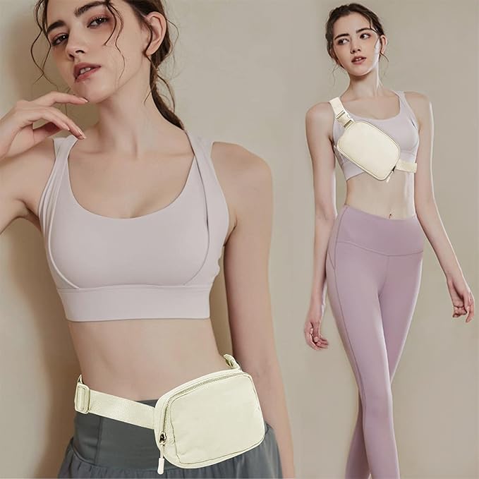 Amazerbst Belt Bag, Fanny Pack, Everywhere Belt Bag,40 Inch Adjustable Strap,for Women and Men,Waterproof
