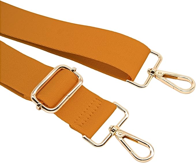 S&loyoe Thickened Solid Color Purse Straps Replacement Crossbody Bag Strap Adjustable Wide Guitar Straps for Handbags 1.5inch
