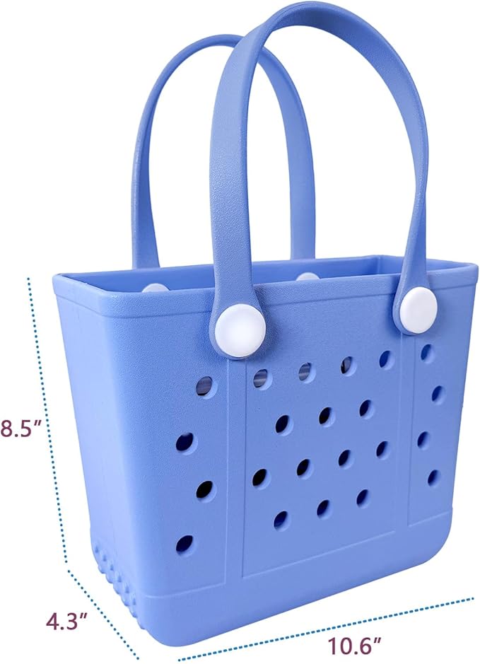 Lightweight Extra large Rubber Beach Bag Small mini Tote Bag for Gym Waterproof medium Open Handbag for Pool Sports