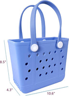 Lightweight Extra large Rubber Beach Bag Small mini Tote Bag for Gym Waterproof medium Open Handbag for Pool Sports