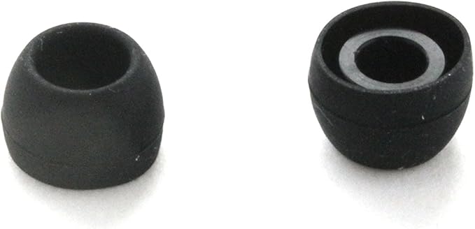 4 Pairs Replacement Eartips Earbuds Eargels Earpads for Powerbeats 2 Wireless Beats by dr dre (Black)