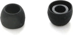 4 Pairs Replacement Eartips Earbuds Eargels Earpads for Powerbeats 2 Wireless Beats by dr dre (Black)