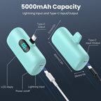 [2 Pack]Small Portable Charger for iPhone 17/16/15 Series,5000mAh 3A PD USB C Power Bank, Mini Travel Essentials Battery Pack for iPhone 17/17 Pro/16/16 Plus/16 Pro/15 Pro Max,Samsung,Android/LG etc