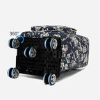 Backpack Trolley - 5 Wheels Folding Compact Lightweight Luggage Cart, Travel Trolley for Bags/Lunch Backpack/Golf Bag (5 Wheels)