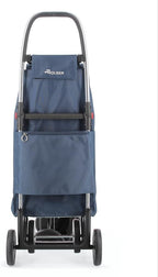 Rolser I-Max MF 4 Wheel Foldable Shopping Trolley - Denim